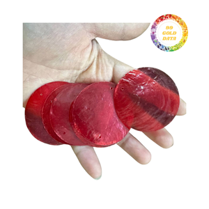 เปลือกหอยกลมสีขาวขัดเงาสำหรับตกแต่ง capiz โคมไฟตกแต่งทำด้วยมือของตกแต่งงานแต่งงานและงานฝีมือที่เป็นมิตรกับสิ่งแวดล้อม - Product Image 6