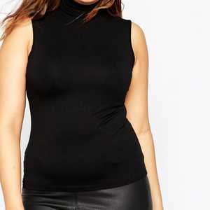 2025 Top corto de verano Vintage para mujer, camisetas sin mangas acanaladas de punto de diseñador, estilo informal, diamantes de imitación negros, venta al por mayor, marca de moda - Product Image 3