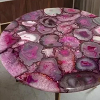 Sceau en agate poli artisanal, décoration de luxe pour la maison, motif floral religieux, résine, couleur personnalisée, haute qualité artisanale