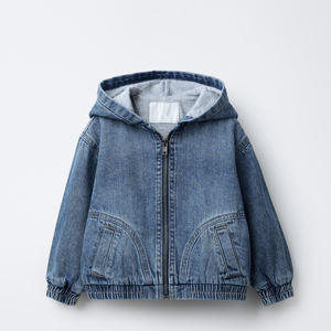 Chaqueta Vaquera de Alta Calidad con Cierre para Chicas, Chaqueta Transpirable a Precio Económico, Chaquetas Cómodas y Modernas - Product Image 1