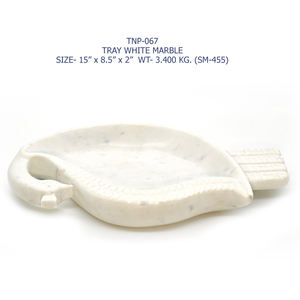 Plateau en marbre moderne classique fait à la main, organisateur de mariage multifonctionnel sophistiqué pour la vanité de la table d'entrée, la maison élégante - Product Image 3