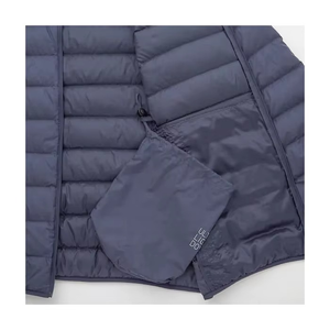 Custom Made Casual <b>Men's</b> <b>Long</b> Sleeve Breathable Puffer <b>Jacket</b> Customized Color High Quality Fabric Stand Collar Zippers Plus - Product Image 4