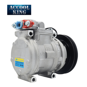 11Q6-90091 10PA15C 1PK 1B <b>12V</b> Cooling Compressor for Hyundai Excavator - Product Image 3