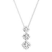 Collier en argent avec zircon de haute qualité 3,19 carats, clarté VS, couleur EF, avec chaîne en câble, cadeau de fiançailles ou de mariage pour femme, certifié IGI