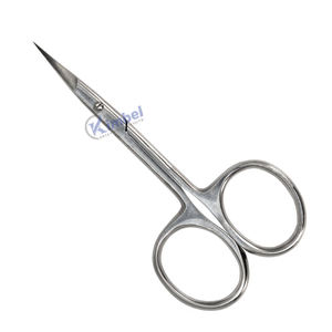 Ciseaux de soin des ongles polyvalents de manucure de qualité supérieure en acier inoxydable OEM Ciseaux à cuticules Vis réelle - Product Image 2