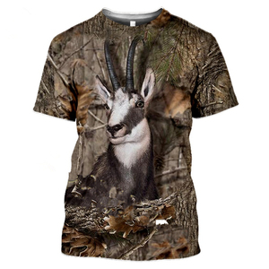 Vêtements de chasse pour hommes, t-shirt sans manches léger et à séchage rapide en Cordura, imprimé décontracté, vêtements de sport d'été - Product Image 4