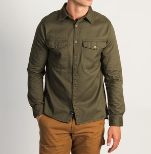 Camisa elegante informal a rayas de manga larga con botones para hombre, camiseta de franela de Color sólido de lino y algodón 100%, blusa informal - Product Image 3