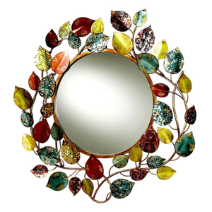 Vintage Design Decorative <b>Wall</b> Mounted <b>Mirror</b> Floral <b>Wall</b> <b>Mirror</b> Prime Quality Metal Iron <b>Wall</b> <b>Mirror</b> For Wedding Usage - Product Image 2