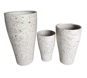 [Leo Nguyen Le] -Gros fait à la main moderne personnalisé empilable extérieur fibre de verre/polystone/fiberstone jardin grand Pot de fleur - Product Image 2