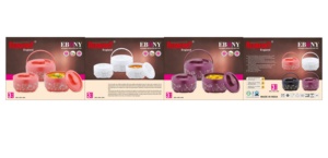 Olla/Cacerola Térmica de Acero Inoxidable de Diseño Ecológico de Ébano para el Hogar, Restaurante, Hotel, Vajilla para Fiestas - Product Image 2