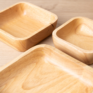 Plateau de service en bois décoratif et écologique, fait à la main, en bois naturel, moderne, pour la maison, le salon, la cuisine, la table - Product Image 4