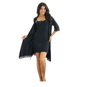 Conjunto de Pijama de Viscosa para Mujer, Camisón Capri, Túnica Corta, Ropa de Dormir Suave y Transpirable, Ropa de Casa Cómoda para Descansar - Product Image 5