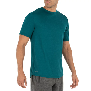 Camiseta de manga corta de algodón/fibra de bambú para hombre y hombre grande Core Performance hasta talla 5XL con logotipo personalizable - Product Image 3