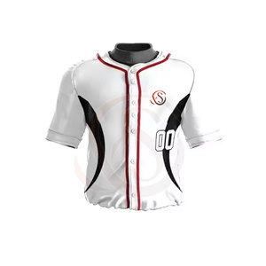 Camisetas y Uniformes de Béisbol Personalizados para Hombre, 100% Poliéster, Secado Rápido, Tela Transpirable, Mejor Precio al por Mayor - Product Image 5