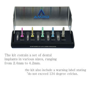 Kit Quirúrgico Universal de Implantes Dentales de Titanio con Expansor Óseo Manual y Tornillos de Acero para Cirugía Dental Profesional - Product Image 4