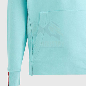 เสื้อฮู้ดสวมหัวพิมพ์ลายสีพื้นลำลองของผู้ชายเสื้อกันหนาวผ้าฝ้ายโพลีเอสเตอร์ระบายอากาศได้ดีน้ำหนักเบา - Product Image 6