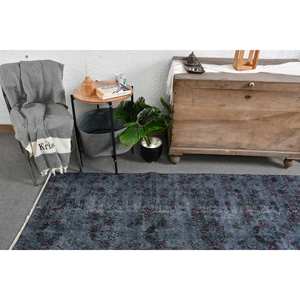 Tapis Turc Vintage Moderne 37x74ft Bleu Vert Grande Surface Rectangle Motif Abstrait Laine Matériau Latex Support pour Adolescents Vivants - Product Image 3