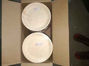 Platos desechables de hoja de palma de areca redonda de 6 pulgadas Eco Safe perfectos para fiestas bodas y eventos compostables y resistentes - Product Image 4