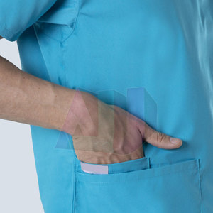 Conjunto de Uniforme Médico de Algodón para Uso Diario, Tela Elástica Suave, Transpirable, Textura Suave, Ecológico y Ligero para Hospital - Product Image 5