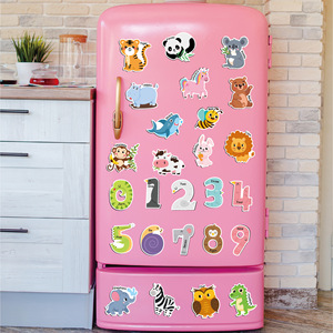 Imanes de Refrigerador Personalizados con Dibujos Animados, Números en Inglés, Animales, para la Educación Temprana de Niños, Venta al por Mayor de Fábrica - Product Image 2