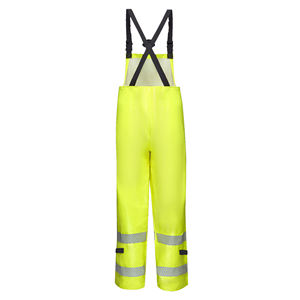 High Visibility Breathable Waterproof Reflective Custom Bib <b>Pants</b> OEM Safety Coveralls Durable Protective Workwear - Product Image 4