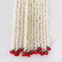 Romantische Blume Gajra Rose Blumen girlande Hochzeits feier Festival Jasmin Blumen schnur für Weihnachts dekoration Braut dusche