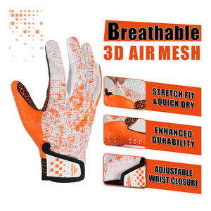 Nouveauté Gants de football à poignée personnalisée pour adultes et gants de sport de football américain en plein air - Product Image 2