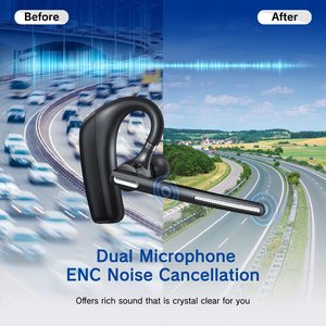 Lĩnh vực công nhân <span class=keywords><strong>Mono</strong></span> tai nghe 80% enc giảm tiếng ồn <span class=keywords><strong>Bluetooth</strong></span> không dây duy nhất Tai nghe <span class=keywords><strong>Bluetooth</strong></span> Tai nghe cho xe tải điều khiển - Product Image 5