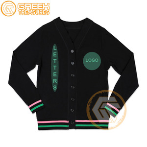 Customized Alpha | Kapa Acrylic Embroidered Appliques Sorority Winter Breathable Anti-Wrinkle Quick Dry Women's High Quality - Product Image 6