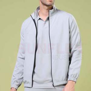 Veste d'entraînement zippée à col montant sportif en matériau durable, avec logo frontal, faible MOQ, marque privée, best-seller - Product Image 5
