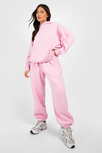 Venta al por mayor de chándal con capucha de gran tamaño de Algodón 100% con logotipo personalizado chándal hecho para mujeres - Product Image 3