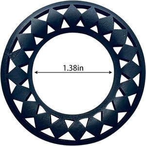 Boho Style noir bois serviette anneau papier évidé papillon forme Table décor fêtes de mariage noël Table à manger printemps - Product Image 1