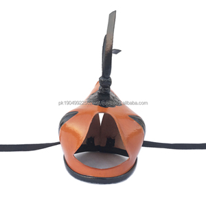 Venta al por mayor personalizable cuero genuino Anglo Hood cetrería Steve Tait tamaños disponibles todos los pájaros inglés capucha accesorios de caza - Product Image 2