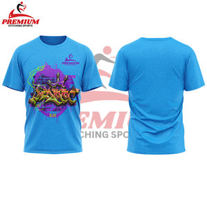 T-shirts pour hommes en pur coton de haute qualité sur mesure Styles à col rond surdimensionnés Échantillons basés sur la sérigraphie à motif solide - Product Image 5