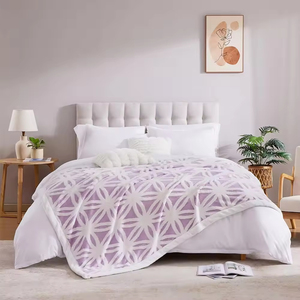 Meilleur fournisseur de couvertures thermiques personnalisées, motif uni, tricot en coton, douces et confortables pour la maison - Product Image 6