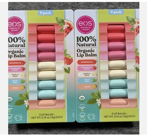 ลิปบาล์มออร์แกนิค EOS แพ็ค 18 ชิ้น ส่วนผสมจากธรรมชาติ 5 กลิ่น บำรุงริมฝีปากชุ่มชื้น - Product Image 1
