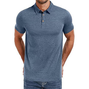 Polos de algodón Premium para hombre, nueva tendencia a la moda, polos de tela de punto personalizados de talla grande, polos para hombre - Product Image 2