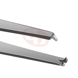 Fórceps de tejido de calidad superior Fórceps de tejido de instrumentos médicos de acero inoxidable estándar recto - Product Image 4