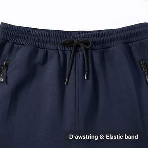 Breathable Slim Fit Wholesale Men Tracksuit Hooded <b>Jacket</b> & Zipper Pants Quick Dry Knitted fabric with Custom Logo - Product Image 3