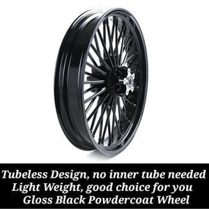Jante de roue avant à rayons larges de 21''x3.5'' pour <span class=keywords><strong>Harley</strong></span> Touring Road Electra <span class=keywords><strong>Glide</strong></span> 00-07 - Product Image 6