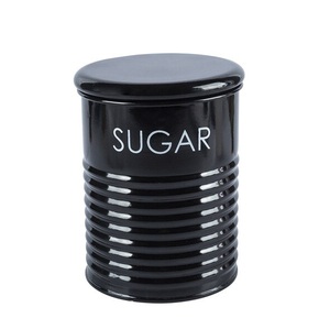 Handmade Bulk <b>Black</b> <b>Canister</b> Used For Home Kitchenware Tabletop Food Storage Box With New Quality Hand Crafted - Product Image 1