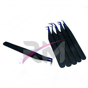 RMI ชุดแหนบต่อขนตาสีปลายพลาสม่าสีม่วงและเคลือบด้วยผงสีดำ - Product Image 2