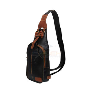 Sac à bandoulière élégant en cuir pour hommes avec matériel durable et couture Sac à bandoulière en cuir de qualité supérieure - Product Image 3