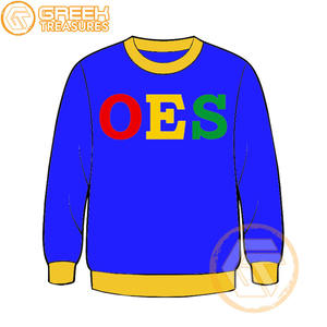 Commande personnalisée de l'étoile de l'Est sweat-shirt brodé en molleton de coton pull de haute qualité vêtements grecs OES sweat-shirts - Product Image 1