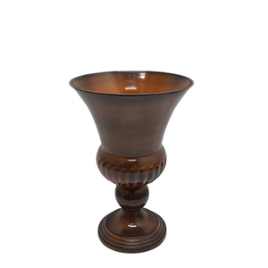 Home Decorative Set of 4 Iron Flower <b>Vase</b> Green Wood Texture Colour Modern Style Flower Pot for Christmas Decoration - Product Image 6