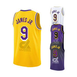 Nuevas Camisetas de Baloncesto 9 James para Hombre 2025, Alta Calidad, 100% Poliéster, Conjuntos de Manga Corta 3D, Listas para Enviar al por Mayor - Product Image 4
