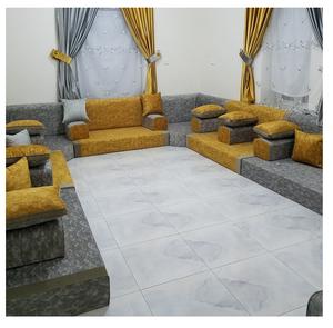 Sofá estilo Majlis árabe, diseño clásico, elegante conjunto para sala de estar, asientos de esquina de lujo, diseño que ahorra espacio - Product Image 1