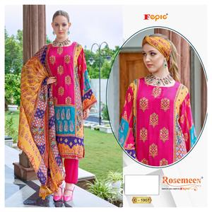 เดรสปักลายพิมพ์ลายผ้าเครปธรรมชาติแท้ - Product Image 5