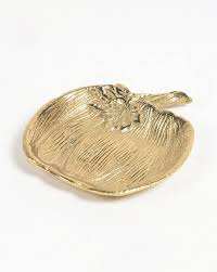 Bol à fruits et fruits secs en aluminium fait à la main en forme de citrouille, plaqué or en laiton, décoration de table, technique métallique personnalisée - Product Image 4