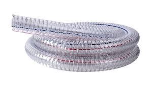 Tuyau en fil d'acier PVC Flexible antistatique à haute pression de qualité alimentaire Non toxique eau d'aspiration à ressort renforcée en spirale écologique - Product Image 2